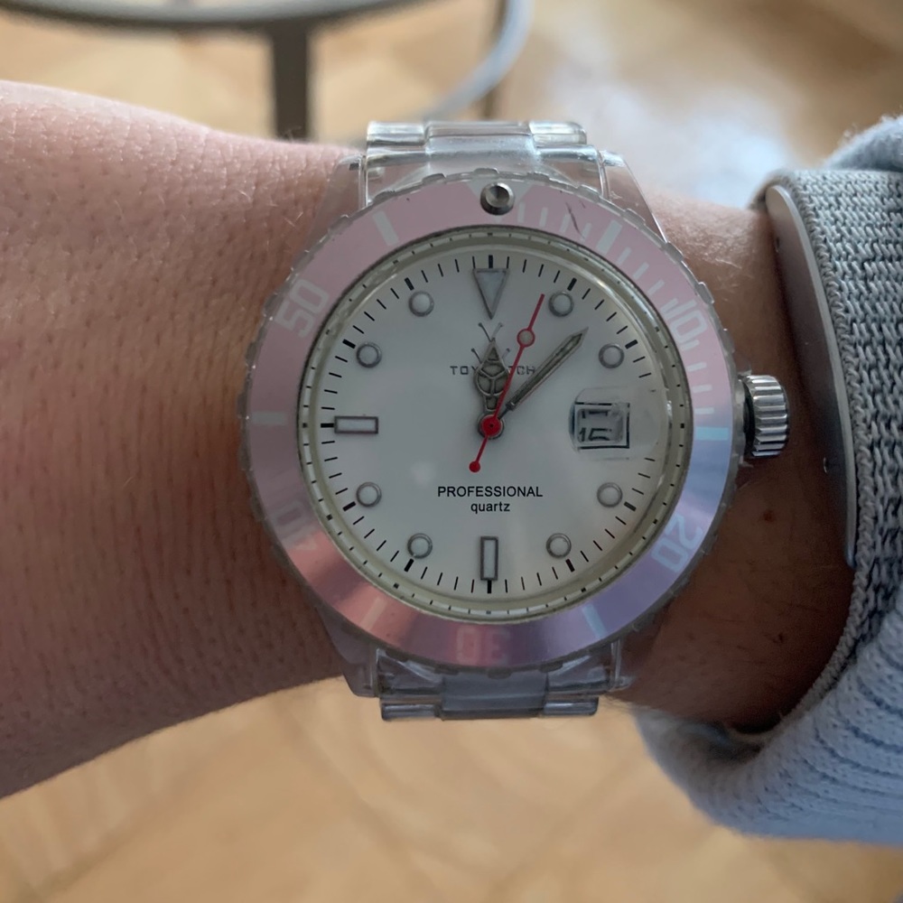 Toywatch Plasteramic Watch Clear Waterresistant W… - image 7